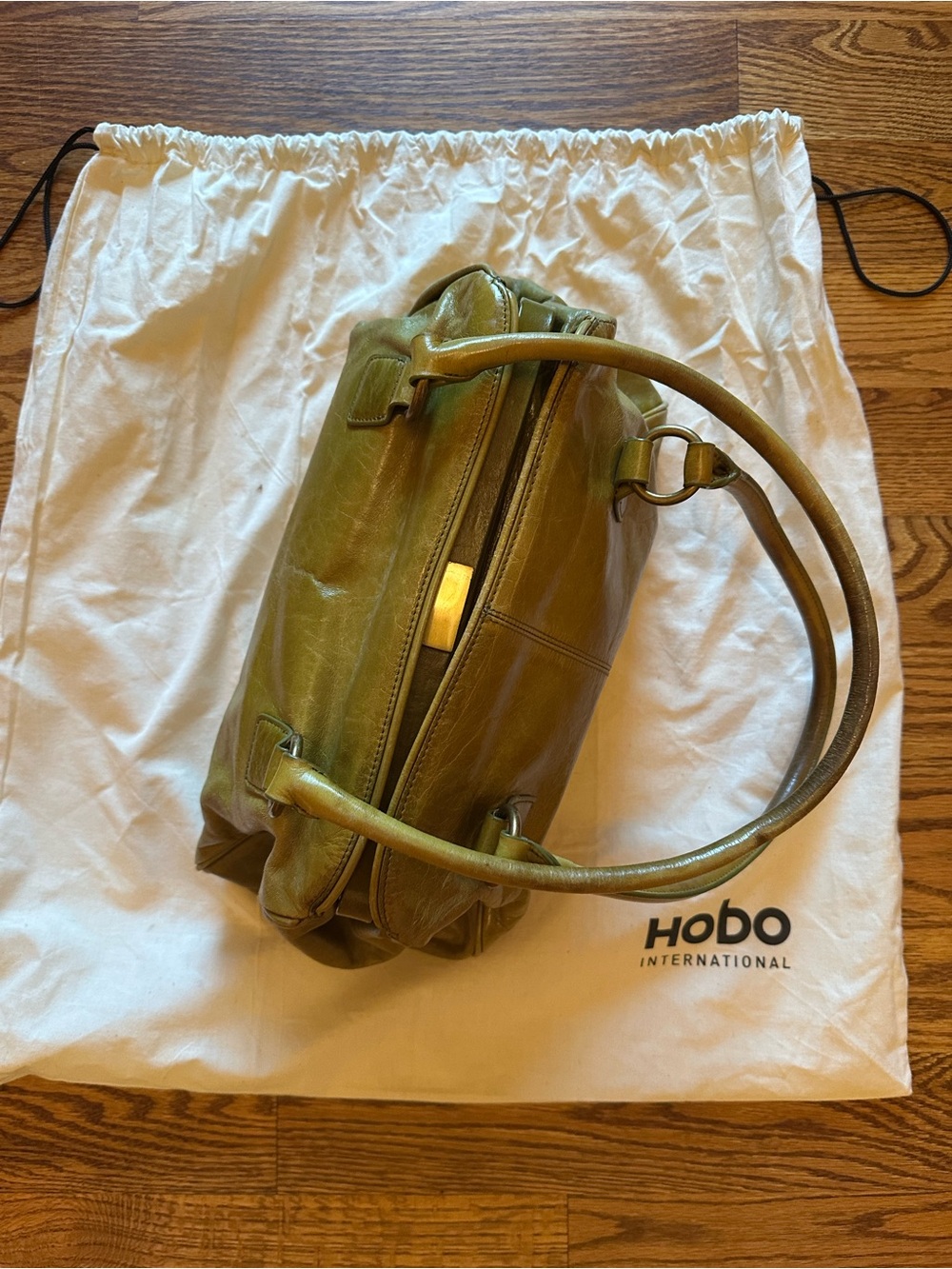 Hobo international Olive Green Leather Handbag - Picture 2 of 5